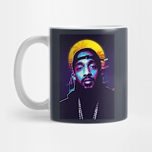 retro 80s nipsey hussle Mug